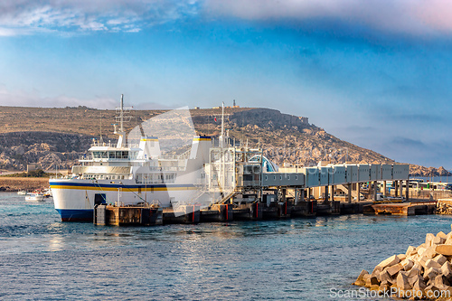 Image of Cirkewwa Passenger Terminal, ferry to island Gozo. Malta