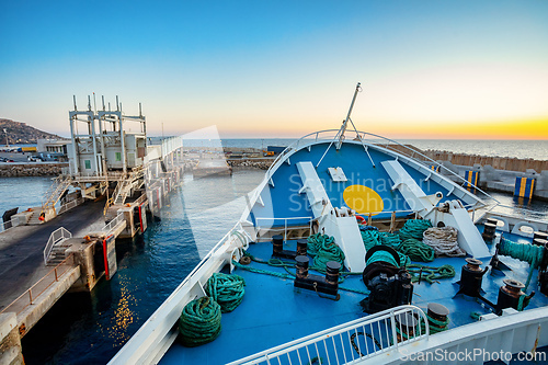 Image of Cirkewwa Passenger Terminal, ferry to island Gozo. Malta