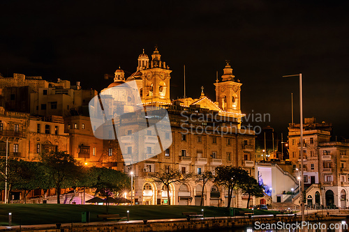 Image of Our Lady of the Immaculate Conception Church. Bormla, Malta.