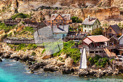Image of Whimsical Popeye Village in Malta