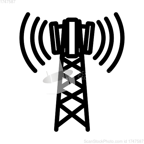 Image of Cellular Broadcasting Antenna Icon