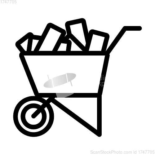 Image of Icon Of Construction Cart