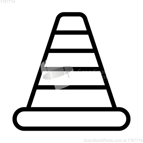 Image of Icon Of Traffic Cone