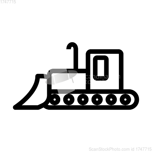 Image of Icon Of Construction Bulldozer