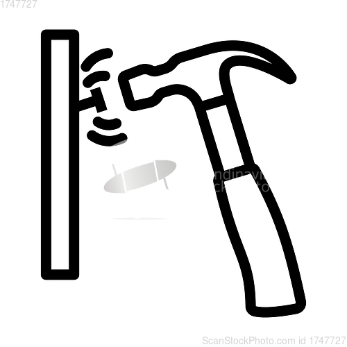 Image of Icon Of Hammer Beat To Nail