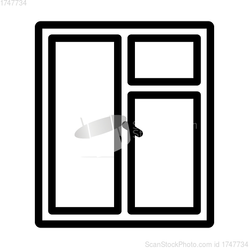 Image of Icon Of Closed Window Frame