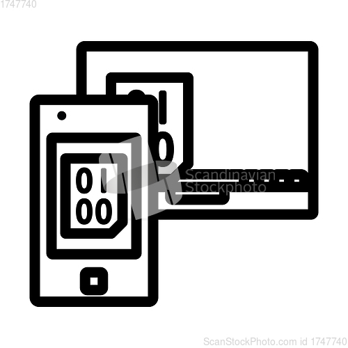 Image of Exchanging Data Icon