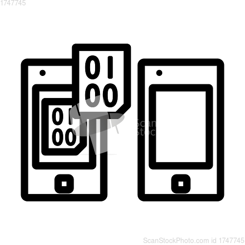 Image of Exchanging Data Icon