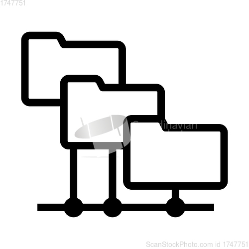 Image of Folder Network Icon