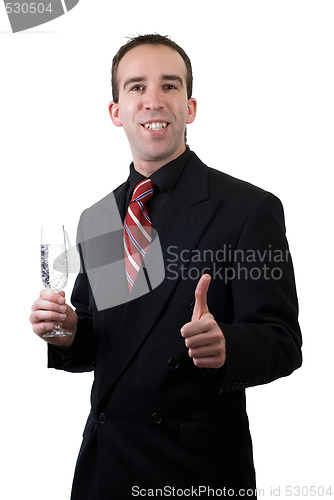 Image of Businessman Celebrating