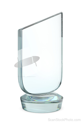 Image of Glass award trophy