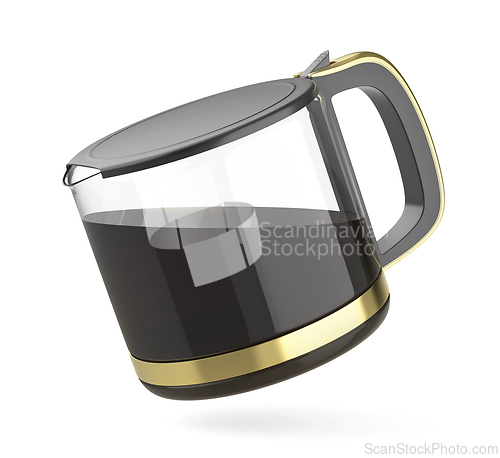 Image of Glass jug with filter coffee