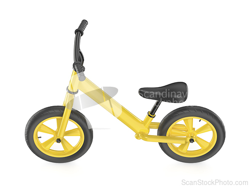 Image of Yellow balance bike