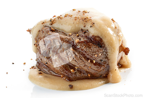 Image of freshly grilled juicy beef fillet steak