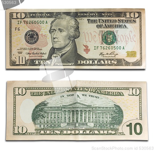 Image of 10 dollar ten