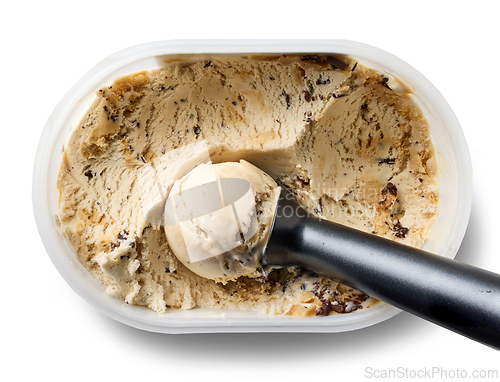 Image of box of coffee liqueur ice cream
