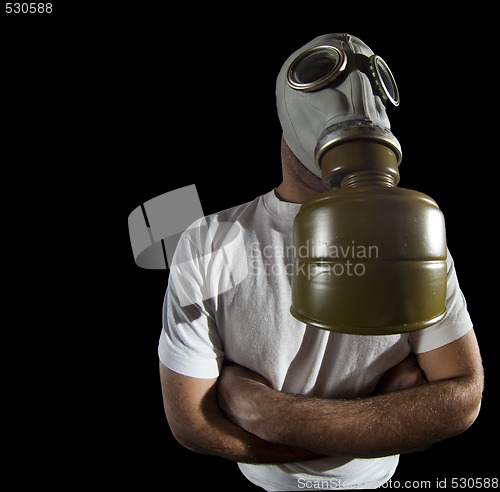 Image of gas mask danger 