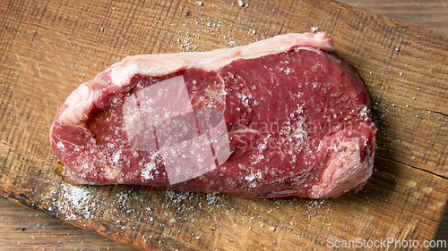 Image of fresh raw steak