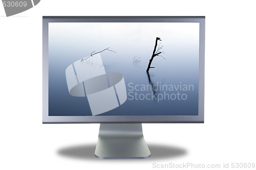 Image of lcd monitor flat screen