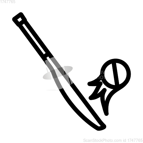 Image of Cricket Bat Icon