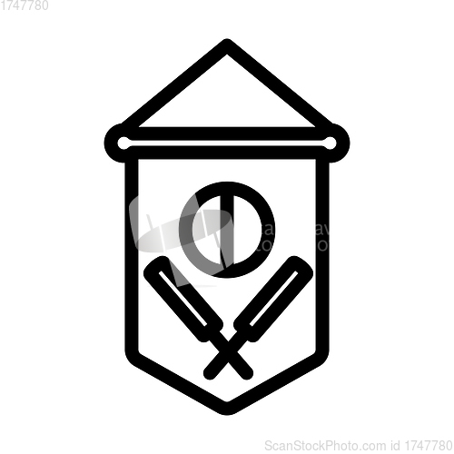Image of Cricket Shield Emblem Icon