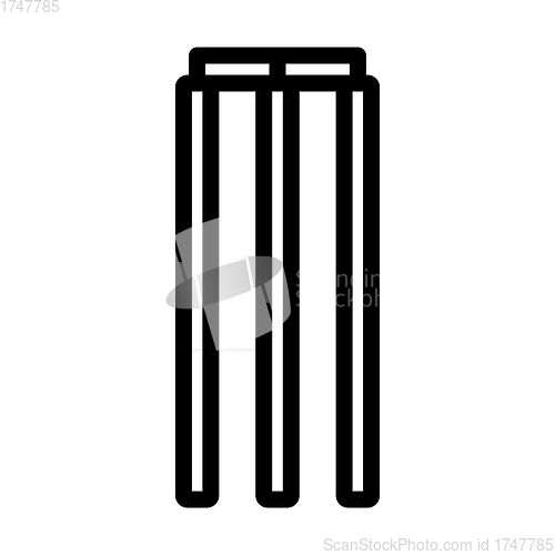 Image of Cricket Wicket Icon