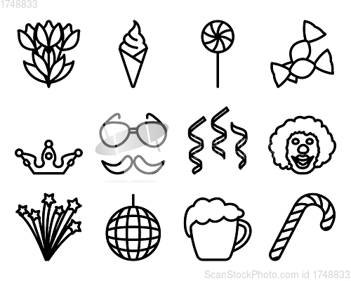 Image of Celebration Icon Set