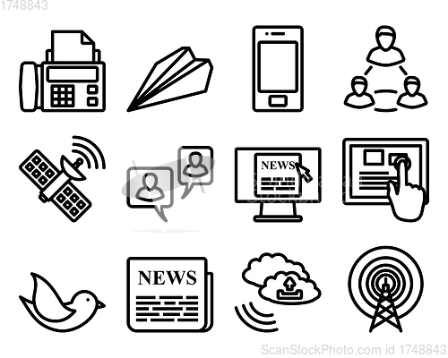 Image of Net Icon Set
