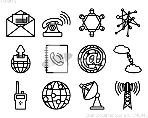 Image of Net Icon Set