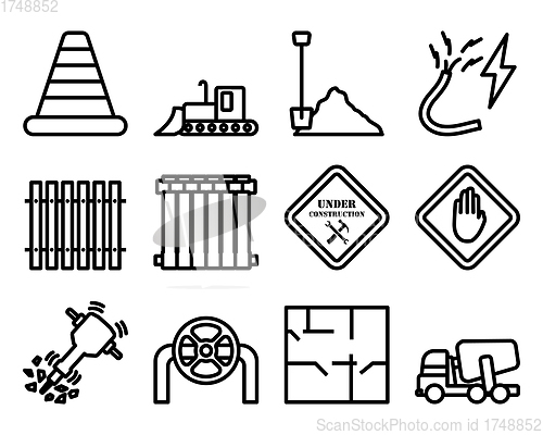 Image of Construction Icon Set
