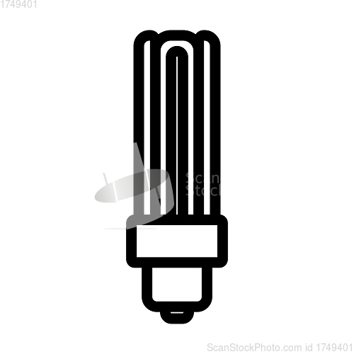 Image of Energy Saving Light Bulb Icon