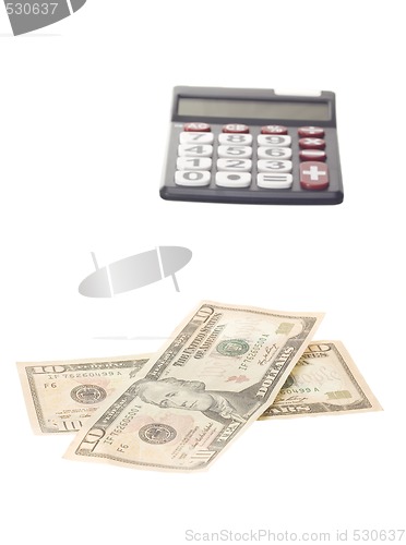 Image of hand calculator