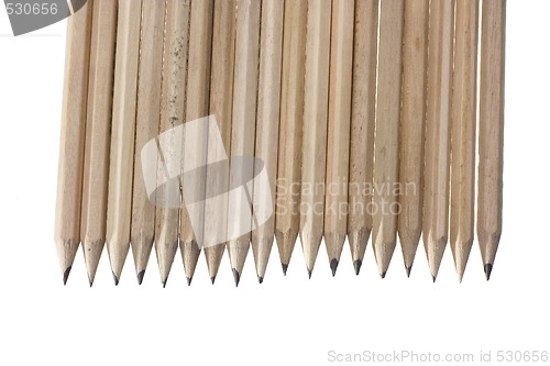 Image of isolated pencil