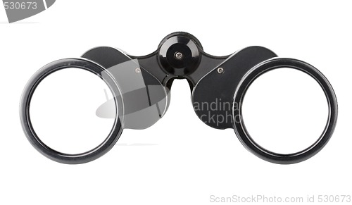 Image of isolated binoculars