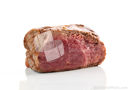 Image of grilled steak slice
