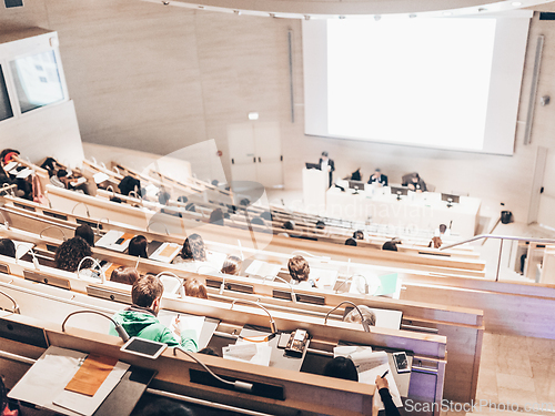 Image of Audience in the lecture hall.