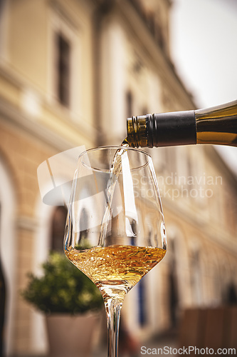 Image of Glass of white wine