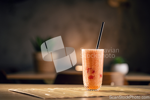 Image of Delicious smoothie with red berries