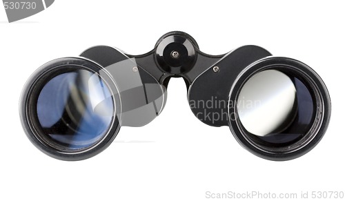 Image of isolated binoculars