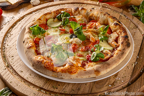 Image of Delicious Italian pizza