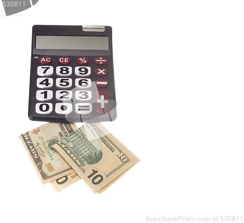 Image of hand calculator