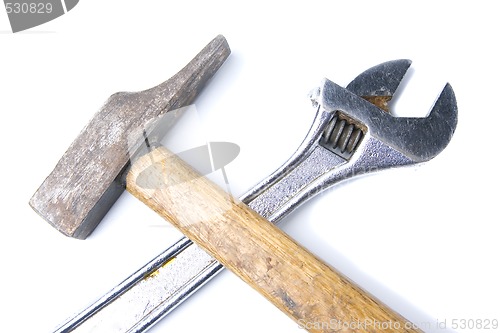 Image of hammer and wrench tools