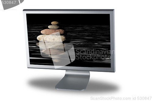 Image of lcd monitor flat screen