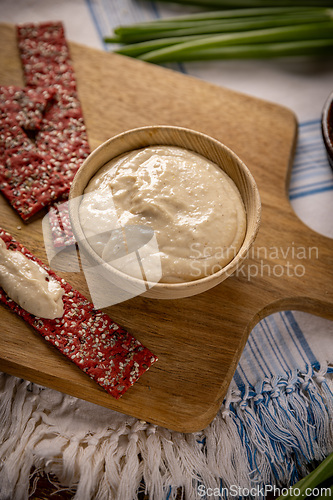 Image of Delicious homemade hummus