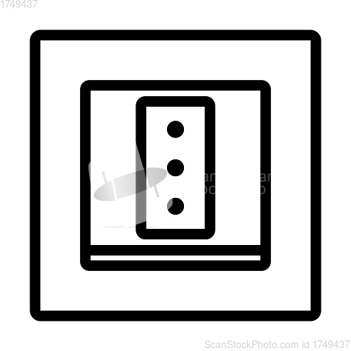 Image of Italy Electrical Socket Icon