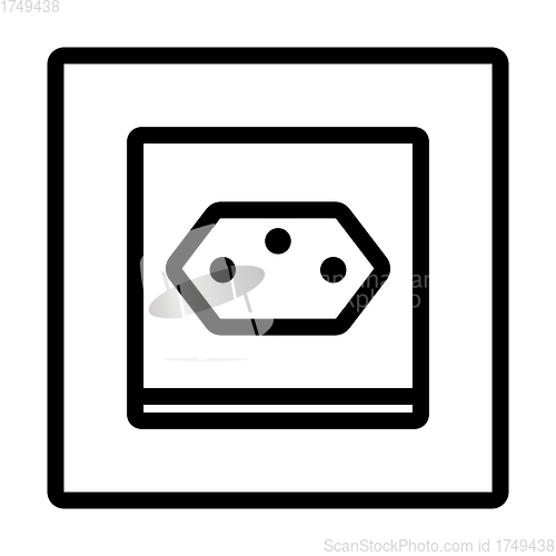 Image of Swiss Electrical Socket Icon