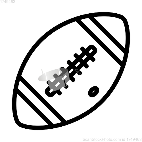Image of Icon Of American Football Ball