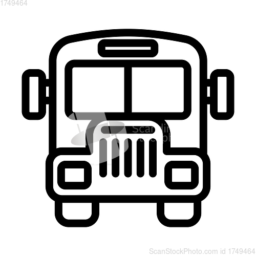 Image of Icon Of School Bus