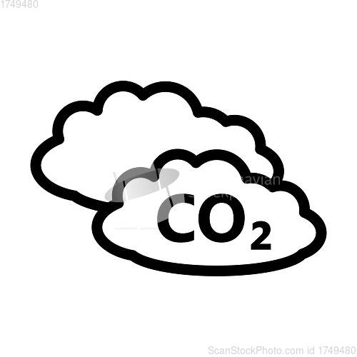 Image of CO 2 Cloud Icon