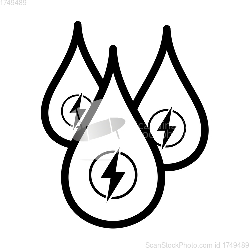 Image of Hydro Energy Drops Icon